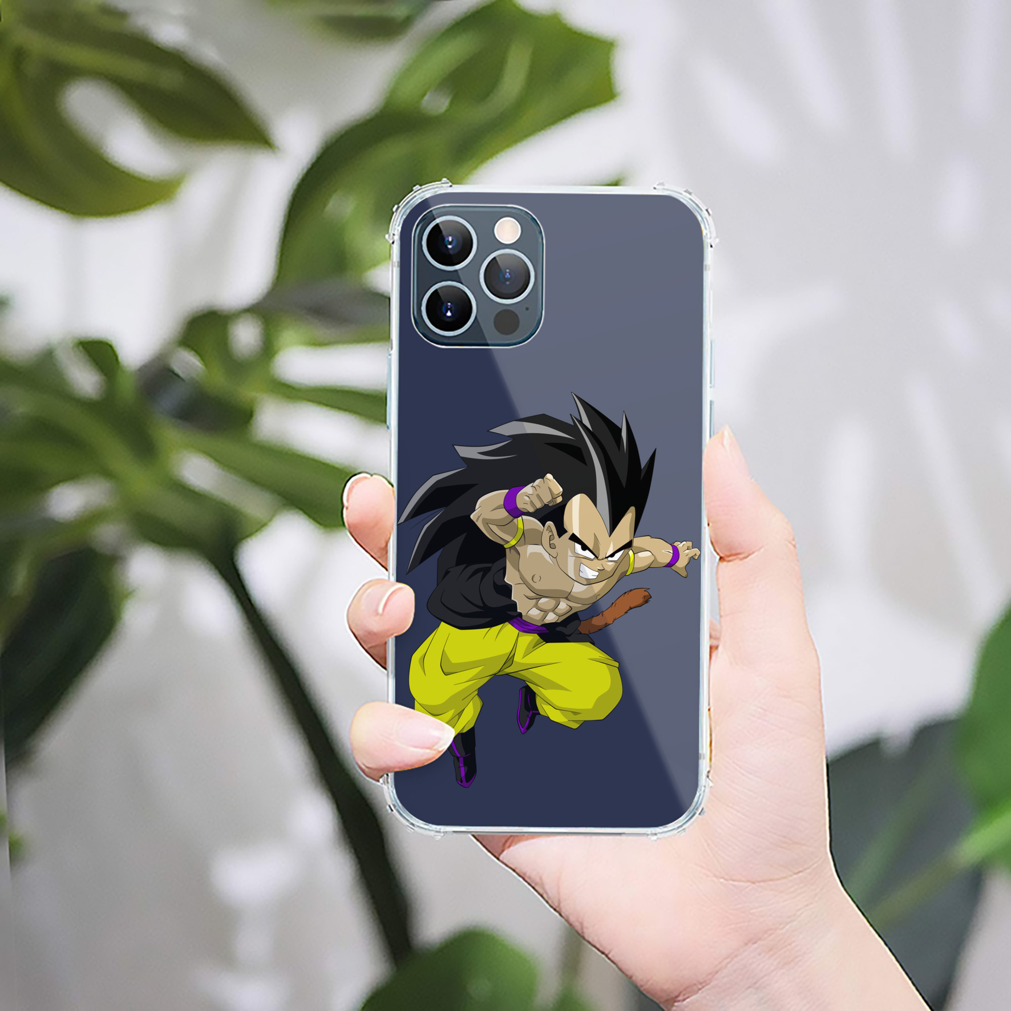 （画像用） ドラゴンボール ベジータ四世（Bejīta Yonsei）DRAGON BALL Vegeta IV 【iPhone 12シリーズ対応】透明スマホケース（クリアソフトケース）
